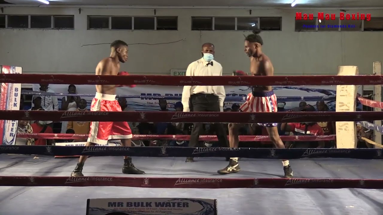 Mau Mau Boxing Zimbabwe . Tinofadzwa Chikerema vs Munyaradzi Maruvisa