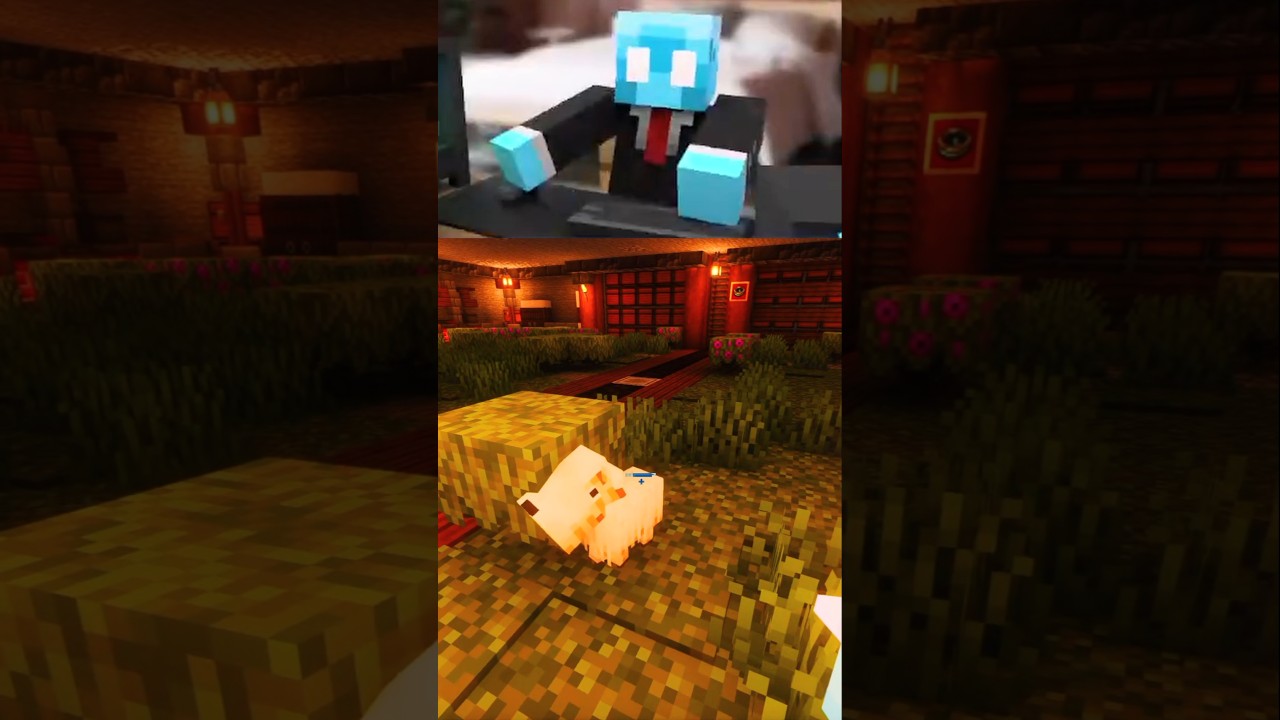 I wasn't actually going to do anything to the goat I swear #minecraft