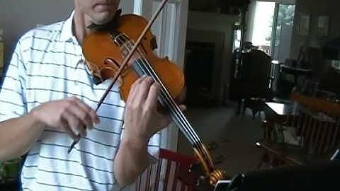 Violin Bb Minor Harmonic Scale Demonstration