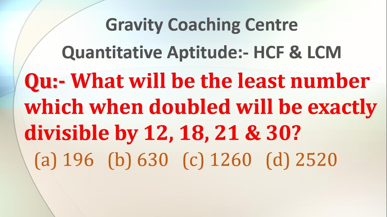 what-will-be-the-least-number-which-when-doubled-will-be-exactly