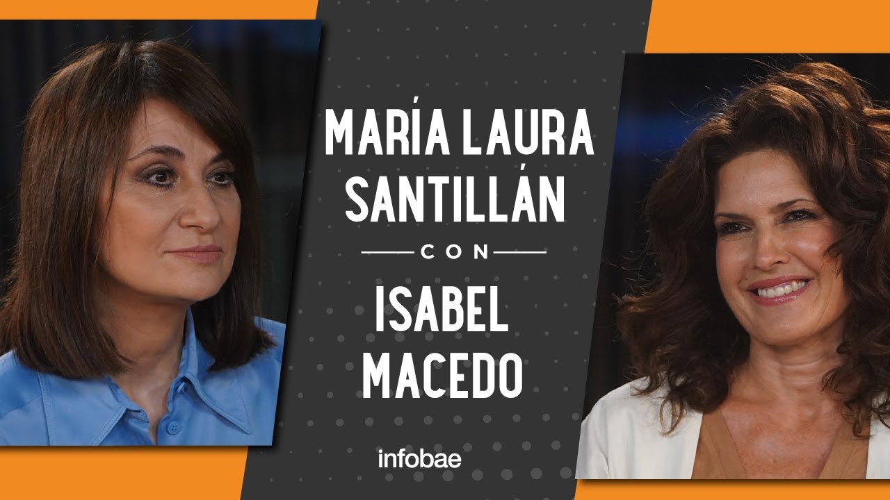 Isabel Macedo con María Laura Santillán: 