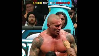 Randy Orton vs Speed – Demon Aura Activated 💀😈 #ishowspeed#randyorton #wwe #speedyp #aura #skulledit