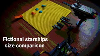 ?Fictional starships size comparison In lego??