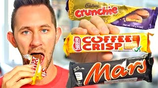 AMERICAN TRIES CANADIAN SWEETS