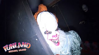 Funlands Fright Nights Vlog 2021 - BRAND NEW GHOST TRAIN NOW OPEN plus Horror Mazes