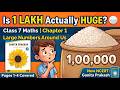 Is 1 Lakh Really Big? 🤔 | Class 7 Maths | Large Numbers Around Us (Ch-1) | Ganita Prakash (Pg 1-4)