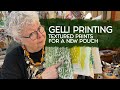  wet strength tissue textured gelli printing mixed media