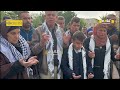 والد الشهيديين جواد وظافر الريماوي في تأبين نجليه في جامعة بيرزيت