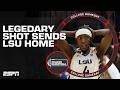 Ashlon Jackson's legendary buzzer-beater ends LSU's tournament run