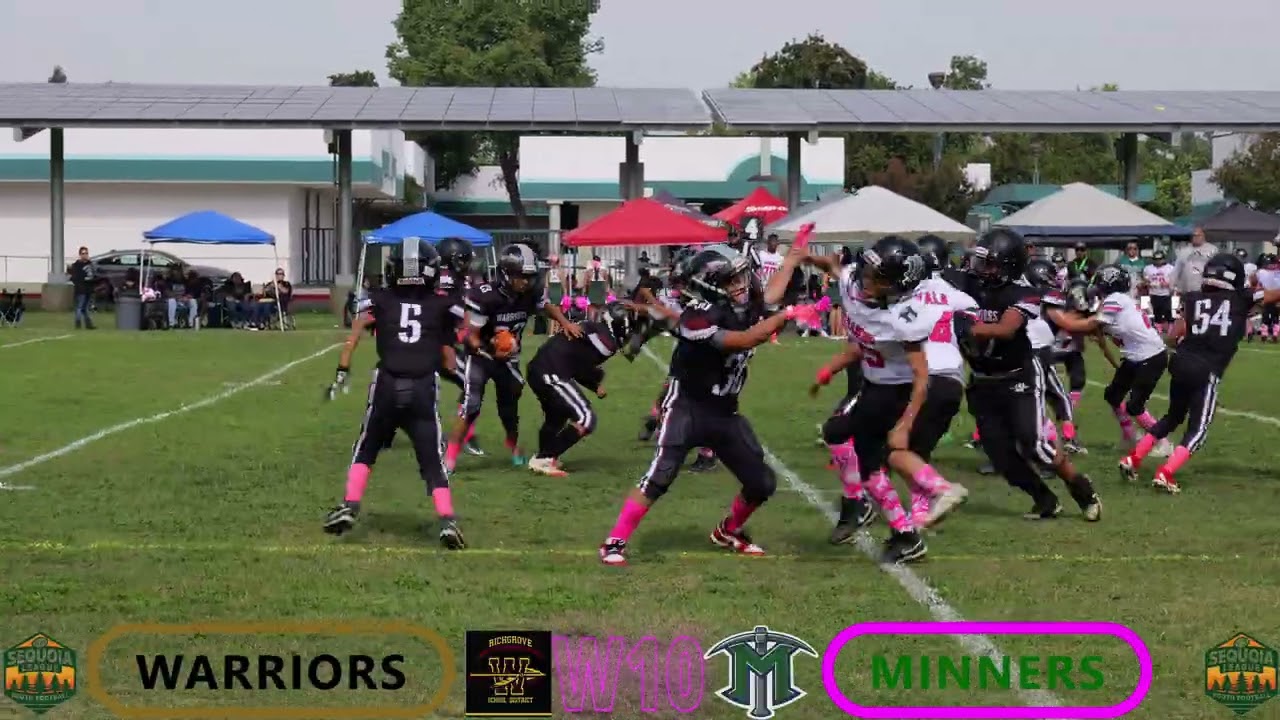 Visalia minners vs richgrove warriors pw w10 10/25/25