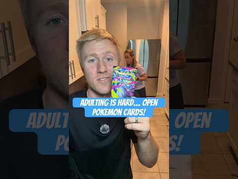When adulting gets hard open Pokemon cards! #pokemon
