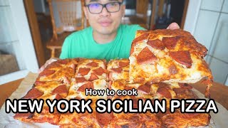 How to cook a NEW YORK SICILIAN PIZZA