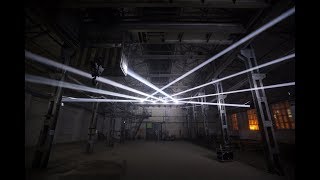 Light Show on Techno Party