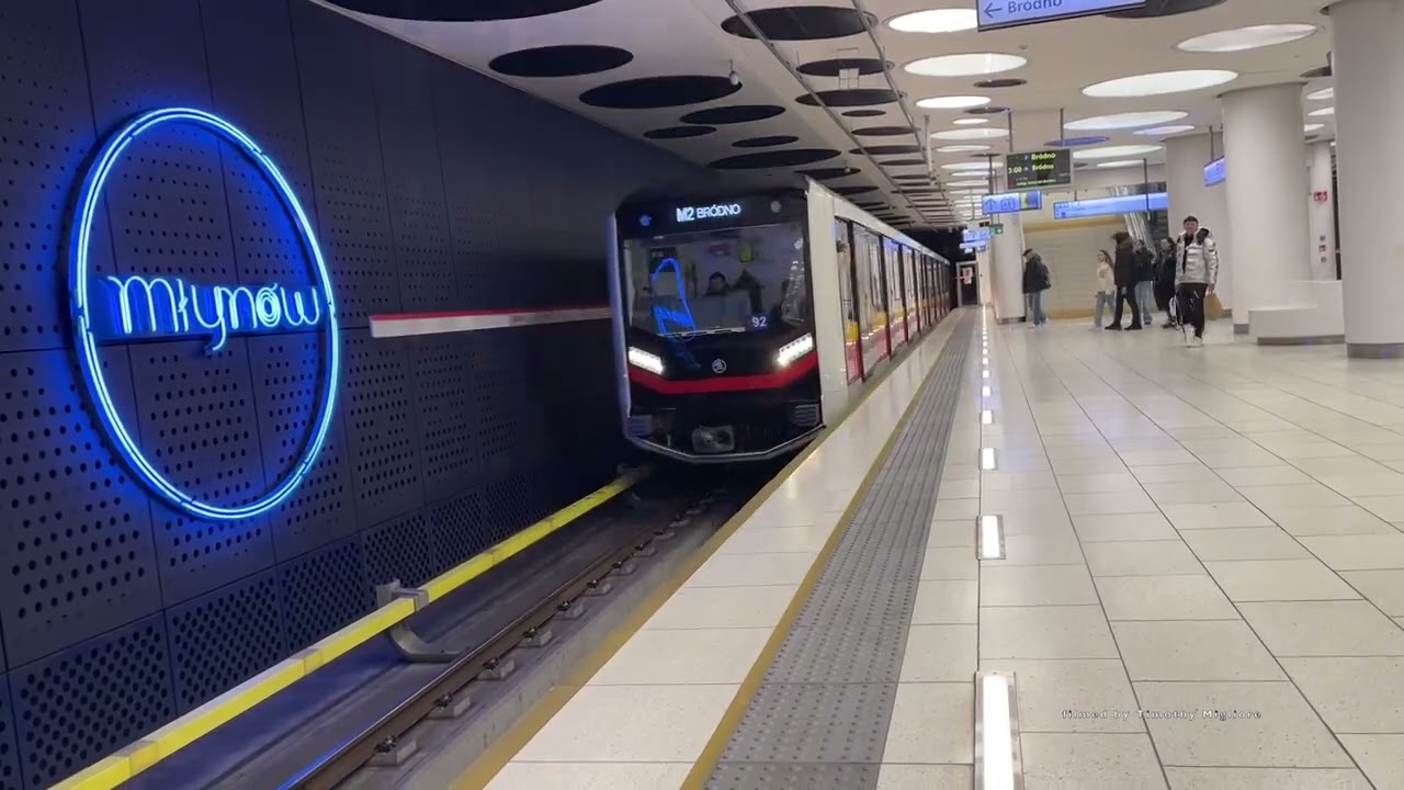 Metro w Warszawie - Metro in Warsaw, Poland 2024