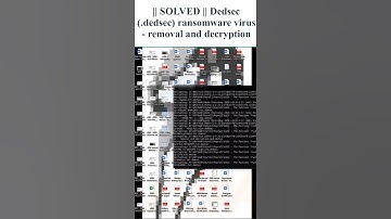 || SOLVED || #Dedsec (.dedsec) #ransomware #virus - #removal and #decryption