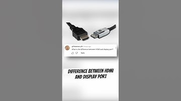 What is the difference between HDMI and Display Port?  #pcgaming #pc #gaming