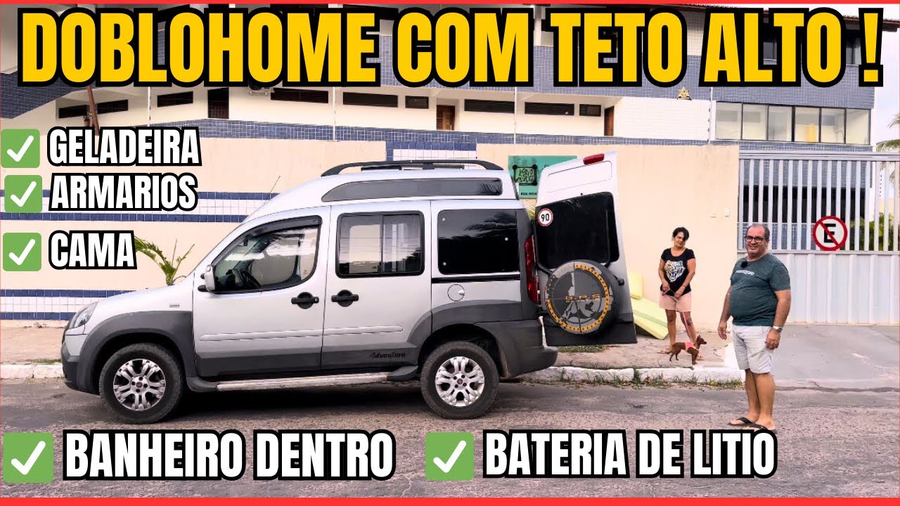 CONSTRUÇÃO DE MOTORHOME EM DOBLO COM TETO ALTO / super projeto  !