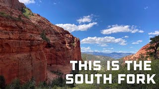 This is the South Fork of Taylor Creek - Kolob Canyons - Zion Nat'l Park - Hiking Southern Utah