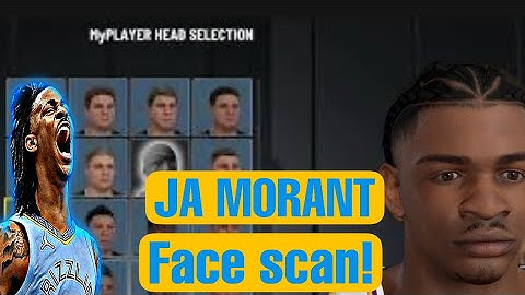 INSANE JA MORANT FACE SCAN CREATION NBA2K22!