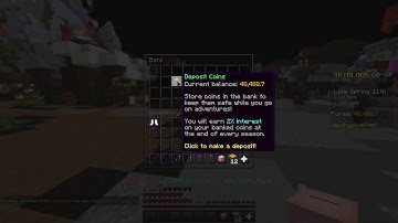 Hypixel Skyblock Bug Report