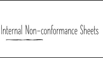 Non Conformance Training Video