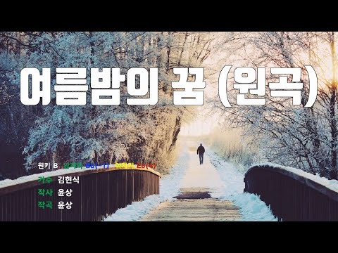 [은성 반주기] 여름밤의꿈(원곡) - 김현식