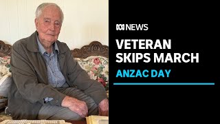 One of Australia's oldest veterans content not to march on Anzac Day | ABC News