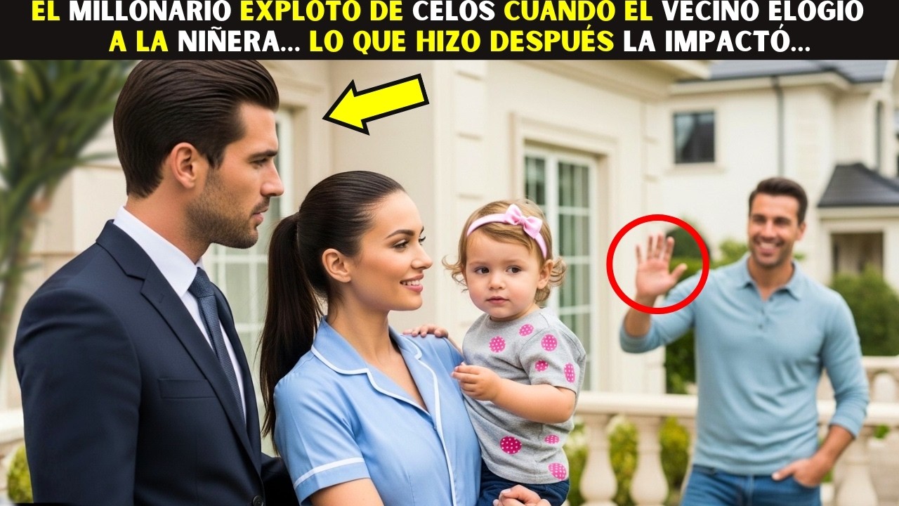 El Millonario explotó de celos cuando el vecino elogió a la niñera… lo que hizo después la impactó…