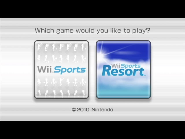 Nintendo Wii Sports / Wii Sports Resort - 2 Games on 1 Disc Bundle Version