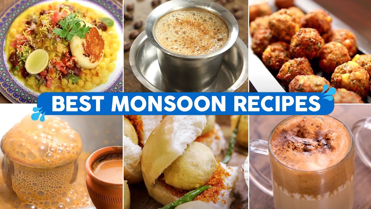Best Recipes for Monsoon Cravings | Vada Pav | Filter Coffee | Ragada Pattice | 7 Tasty Foods | Rajshri Food