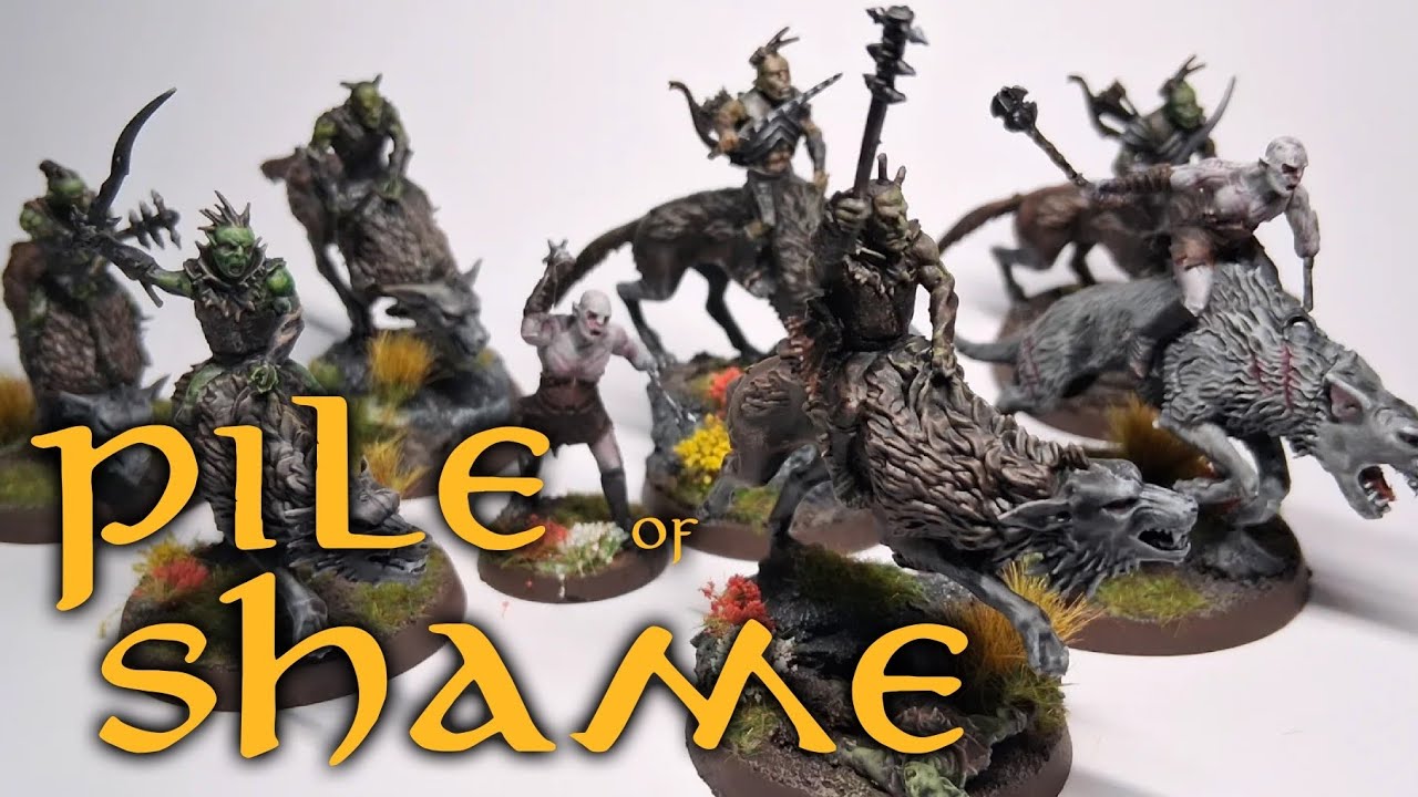 MESBG | Картина «Азог и всадники на варгах»