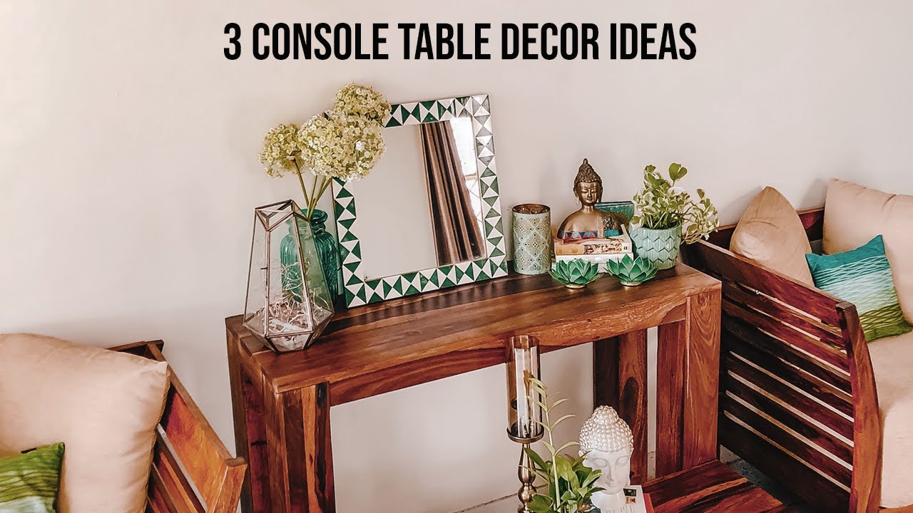 18 STUNNING Console Table Decor Ideas With Product Links    Indian Home  Decor by Guiltybytes