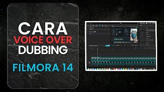 VOICE OVER DUBBING USING FILMORA 14 screenshot 2