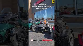 Brand-New Can-Am Spyders and Rykers are IN STOCK at iMotorsports!