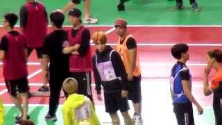 150810 아육대 방탄소년단 ISAC BTS 2-1 400mR 예선 전 준비