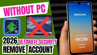 Samsung Galaxy a25 FRP Bypass Android 16 Latest Security Patch 2026 WITHOUT PC