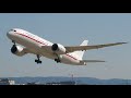 4K | Presidential Flight Boeing 787-8 Dreamliner A6-PFC landing &amp; takeoff at Geneva/GVA/LSGG