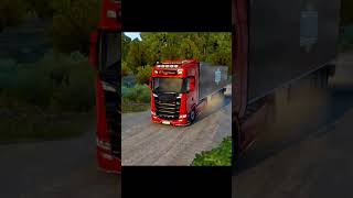 Driving Heavy Loaded Truck on Forest Road | Euro Truck Simulator 2