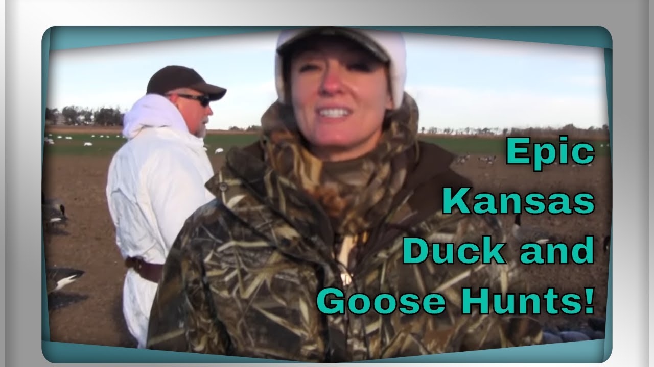 Duck hunting, goose hunting Epic Kansas hunts YouTube