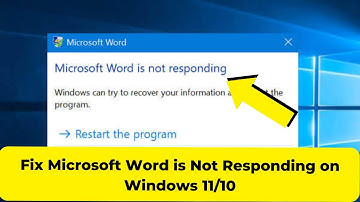 How To Fix Microsoft Word is Not Responding on Windows 11/10