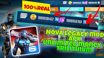 How to download nova legacy mod apk || 100% real with gameplay proof || unlimited trilithium