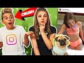 My Crush REACTS To Old INSTAGRAM PHOTOS **FUNNY** 📷 💕| Piper Rockelle