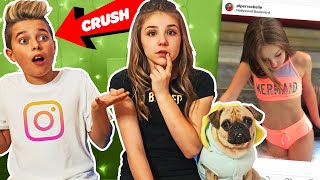 My Crush REACTS To Old INSTAGRAM PHOTOS **FUNNY** 📷 💕| Piper Rockelle screenshot 2