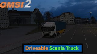 Omsi 2: Driving a Truck with a trailer - Scania + funny glitch screenshot 5