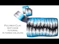 Polymer Clay Ikat (Zig zag) Cane in 3 Colours Tutorial - Turn Cane into Slab / Sheet Tutorial