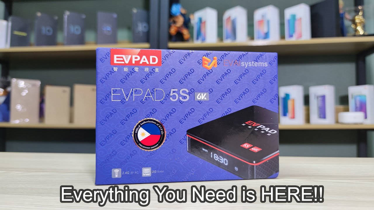 EVPAD 5s Android TV Box Entertainment System - All You Need is Pretty Much  HERE!