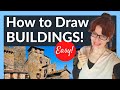 Building Perspective Drawing (9 Clever tricks!)