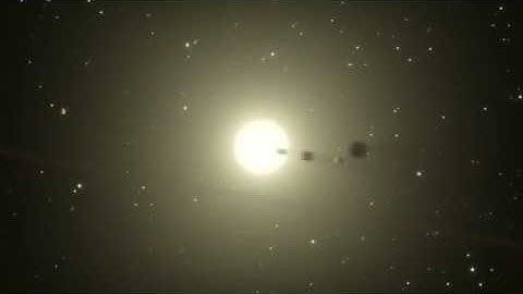 Animation: Kepler-11 and Six Orbiting Planets