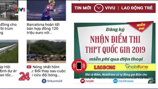 Tra cứu điểm thi THPT Quốc gia miễn phí với tổng đài thông minh | VTV24