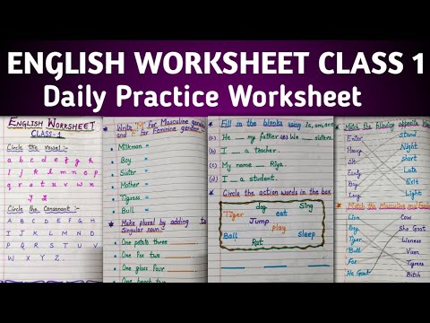 Class 1 English